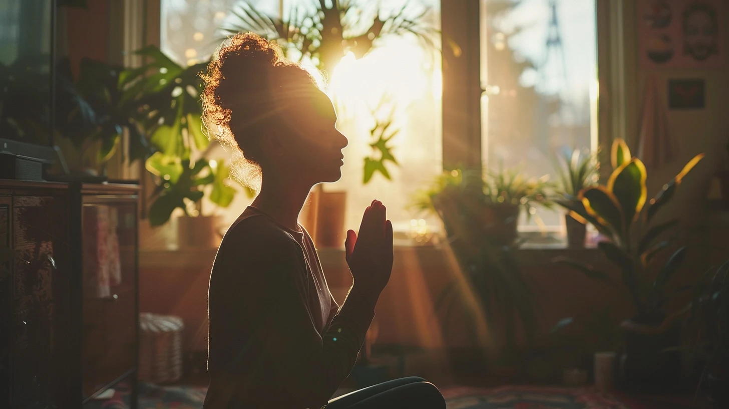 praying in the room